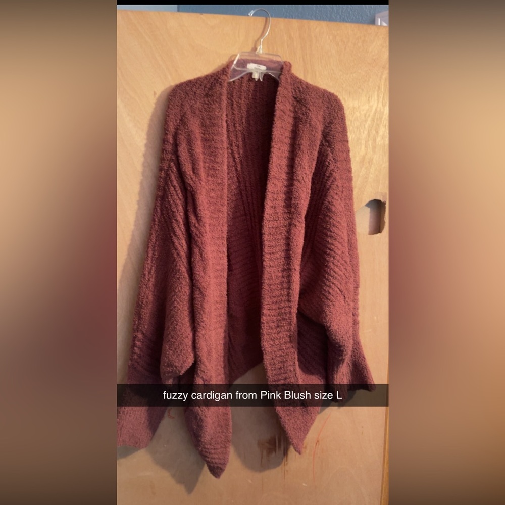 Fuzzy Batwing Cardigan
